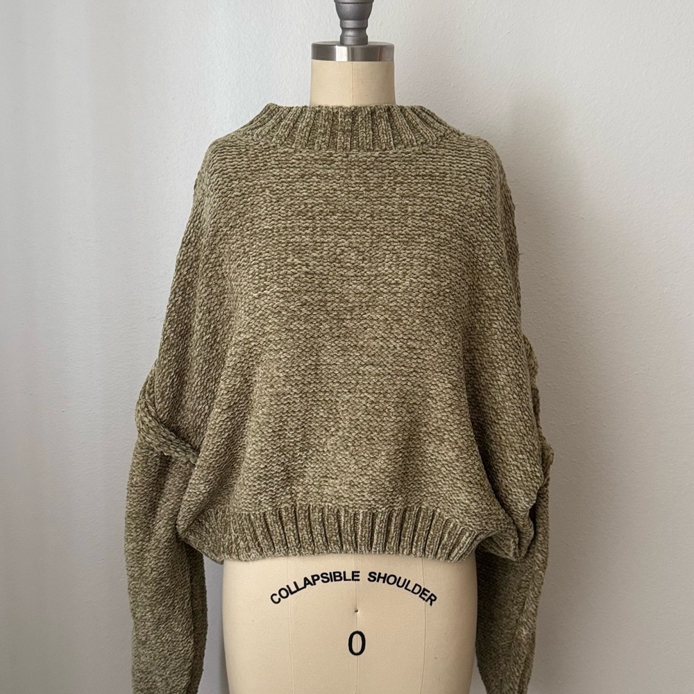 Blank NYC Olive Green Women's Sweater